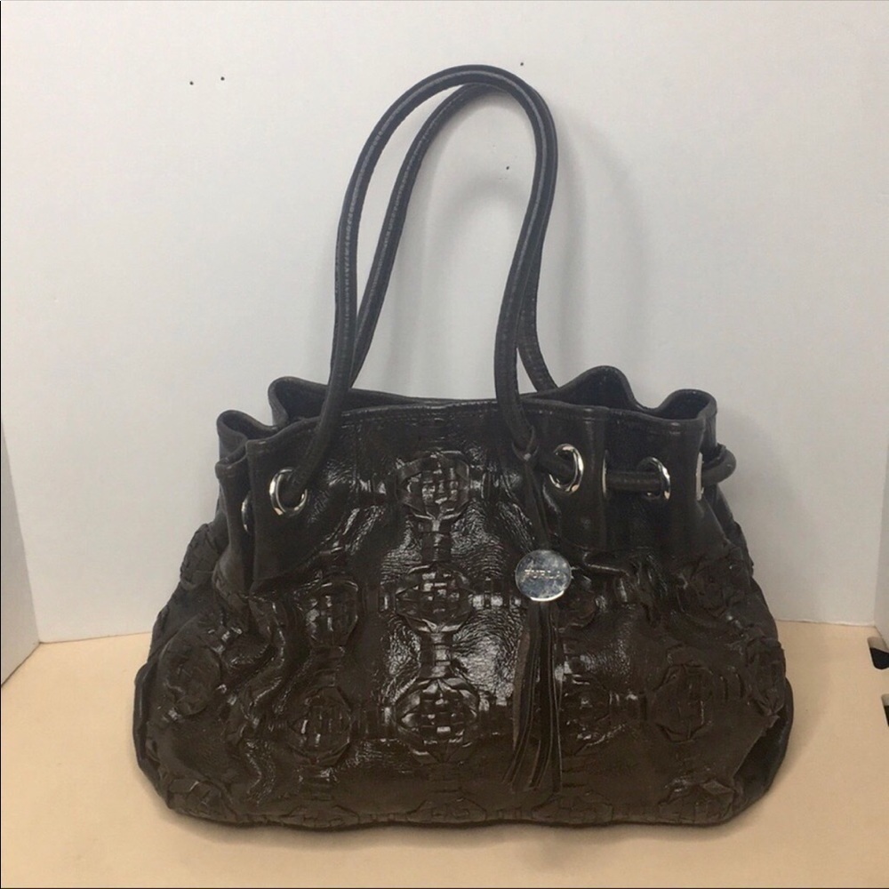 Furla expresso brown leather tote